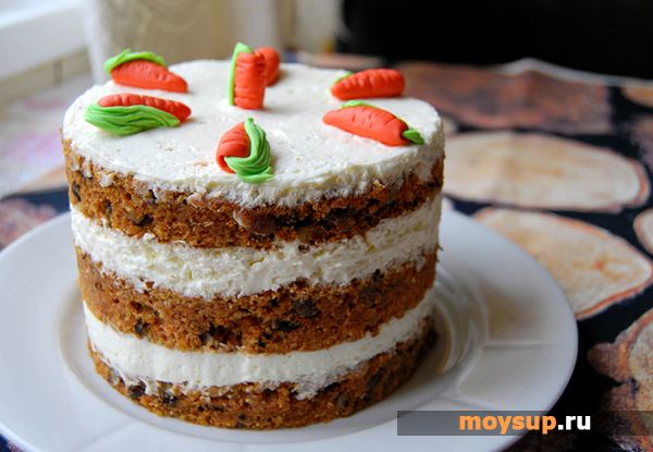 Морковный торт с крем-чизом 